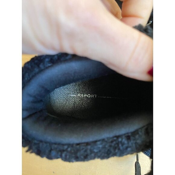 REPORT "Adair" Hi Top Fur Bootie Sneaker Womens Size 7.5 - Picture 5 of 6